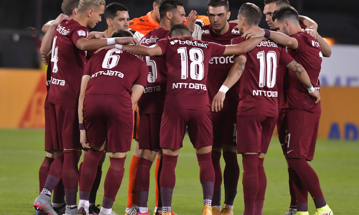 FOTBAL:CFR CLUJ-STEAUA ROSIE BELGRAD, PLAY OFF UEFA EUROPA LEAGUE (26.08.2021)