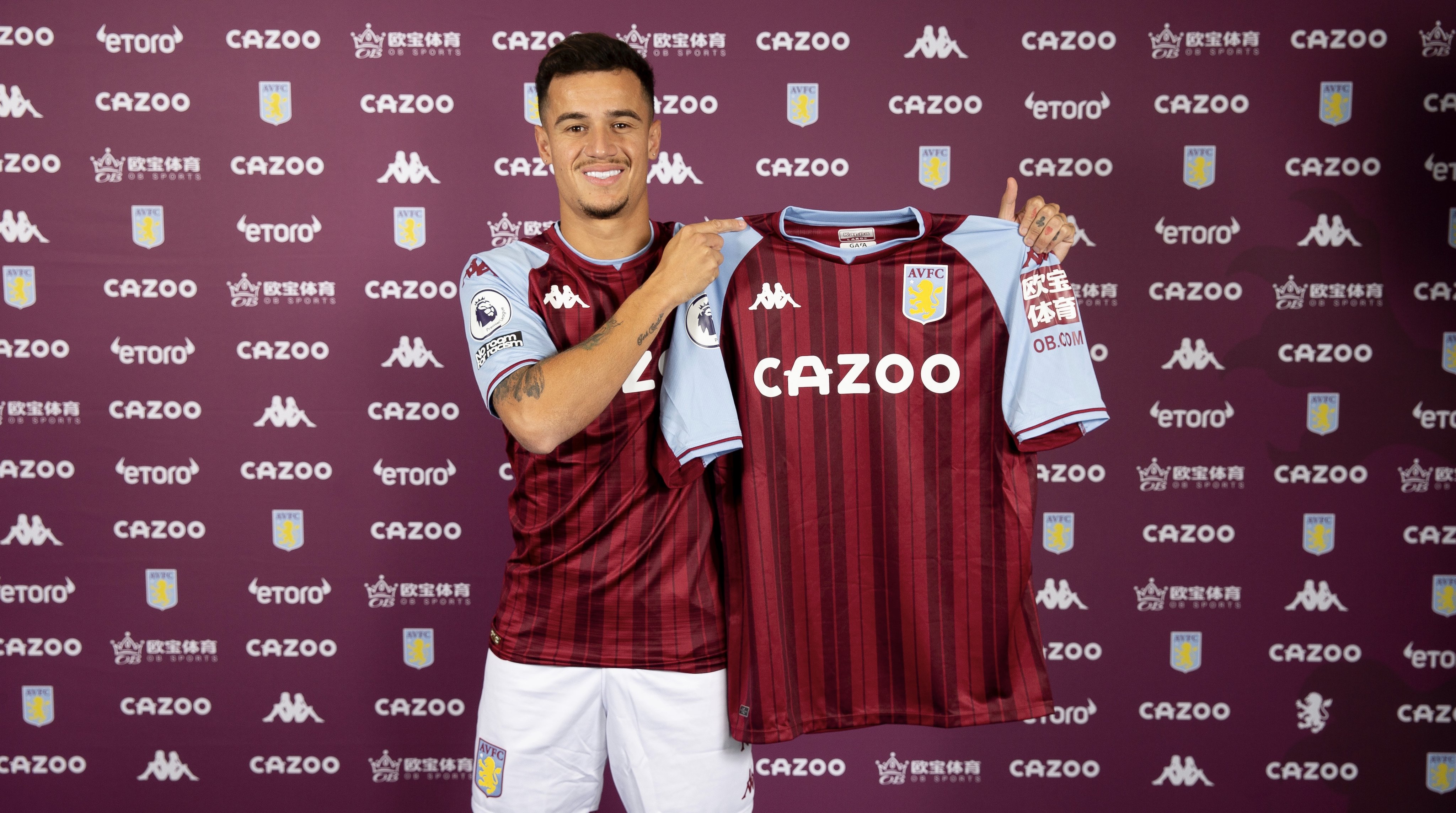 Philippe Coutinho, prezentat oficial la Aston Villa: ”E aici și e perfect”
