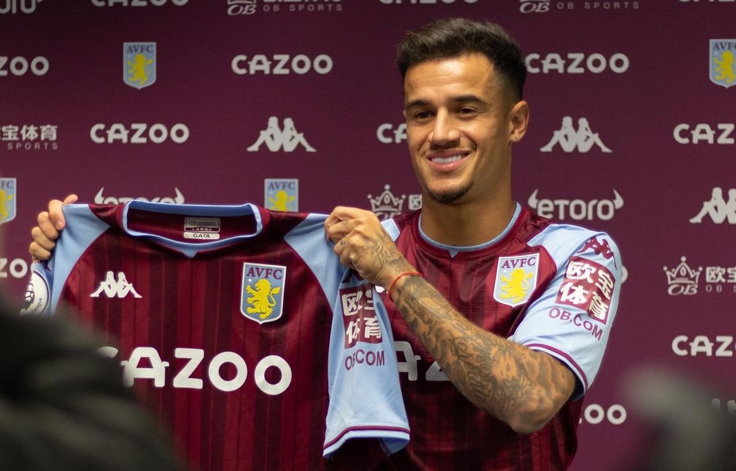 Philippe Coutinho și cadoul de la Leo Messi pe care l-a avut la prezentarea de la Aston Villa