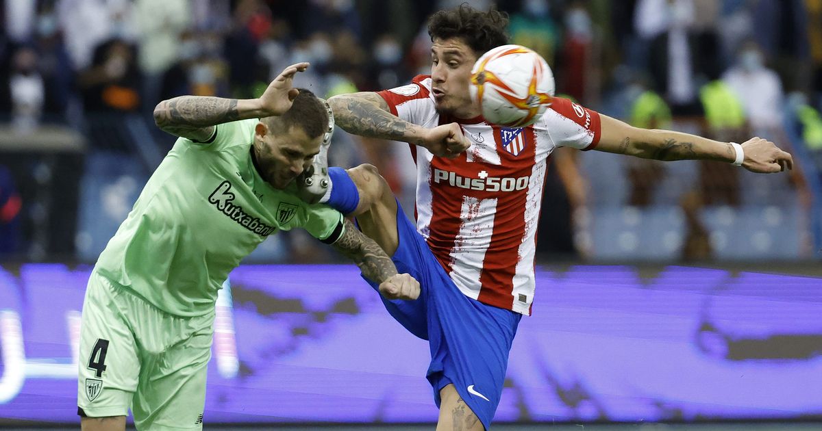 Intrare brutală în finalul meciului Atletico Madrid - Athletic Bilbao: ”Lovitură de kung-fu”