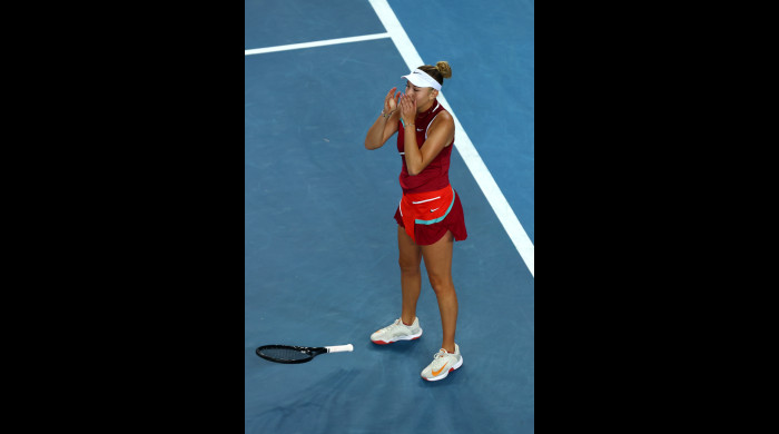 Amanda Anisimova, după victoria cu Naomi Osaka / Foto: Getty Images