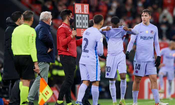 Athletic Club v FC Barcelona - Copa Del Rey, Bilbao, Spain - 20 Jan 2022