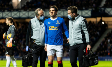 Ianis Hagi s-a accidentat în meciul Rangers - Stirling Albion / Foto Profimedia