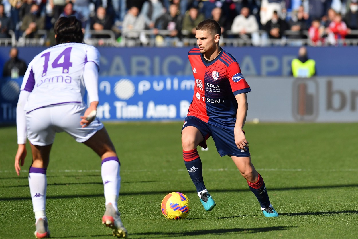 Cagliari - Fiorentina 1-1. Nota primită de Răzvan Marin. “Sunt dezamăgit, trebuia să câștigăm”