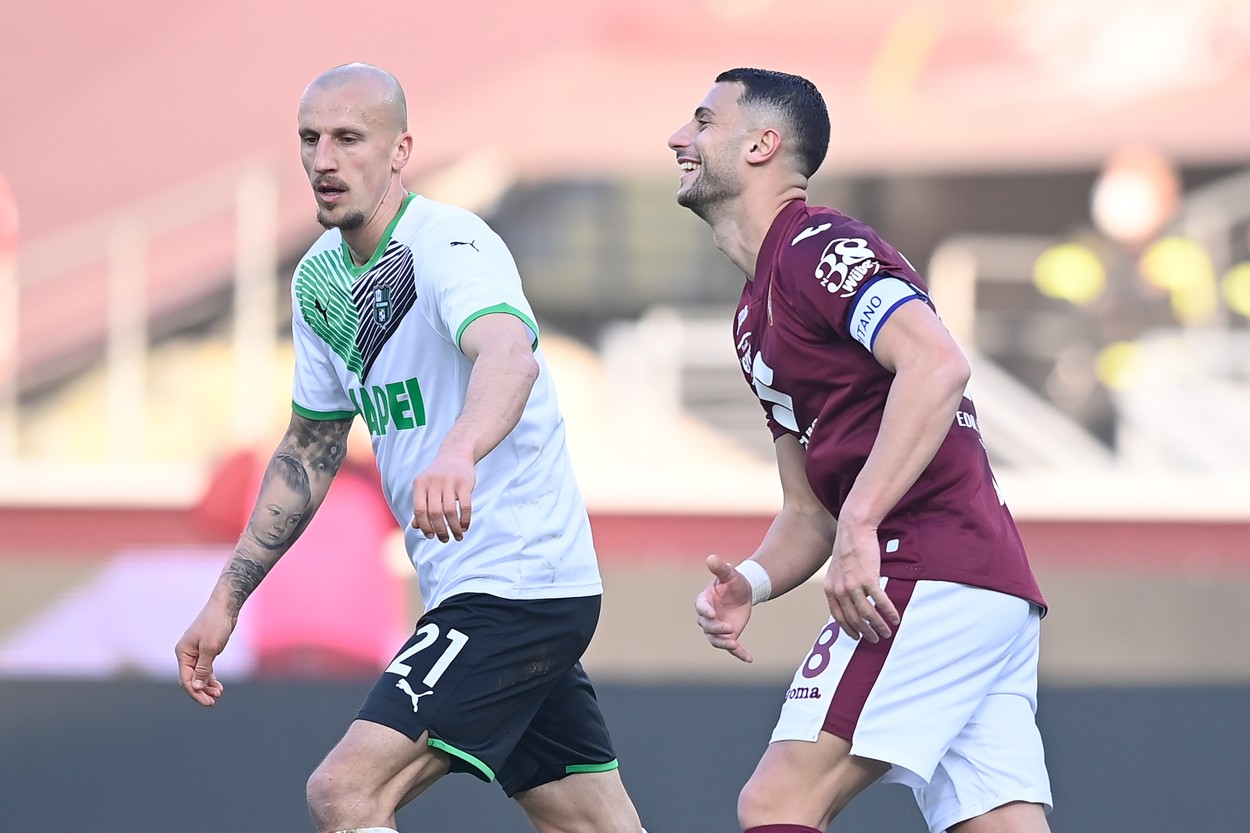 Torino - Sassuolo 1-1. Vlad Chiricheș, criticat în presa italiană