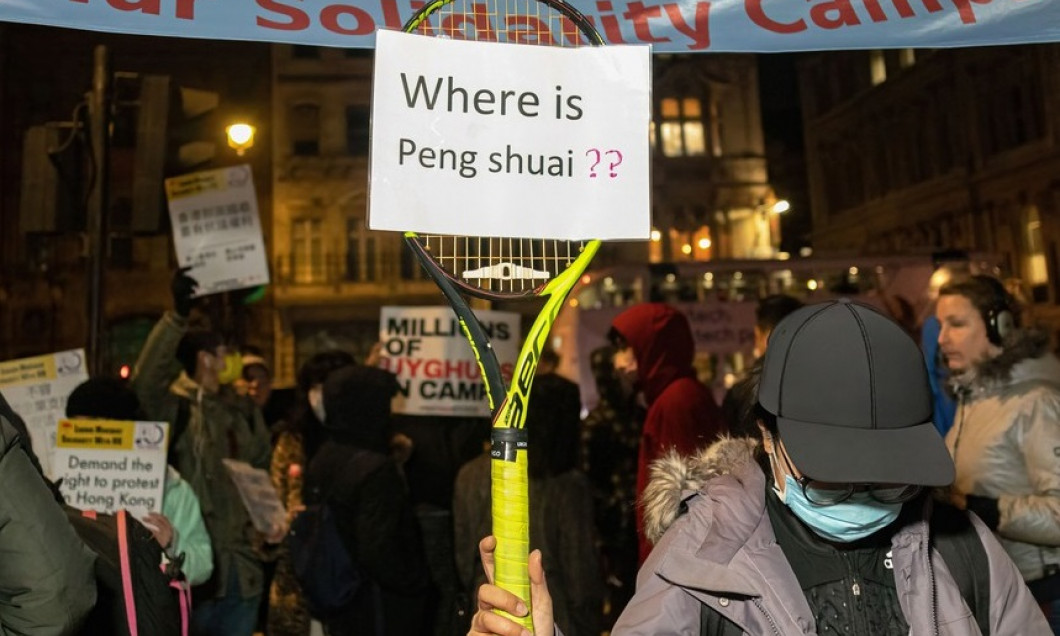 Anti-CCP Rally in London, UK - 10 Dec 2021