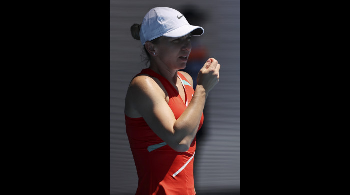 Simona Halep, în meciul cu Alize Cornet / Foto: Profimedia
