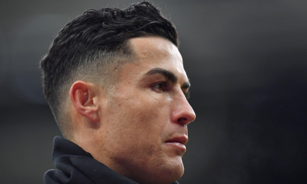 Manchester, UK. 22nd Jan, 2022. Manchester United's Cristiano Ronaldo warms-up during the Premier League match at Old Trafford, Manchester, UK. Picture date: Sunday January 23, 2022. Photo credit should read: Anthony Devlin Credit: Anthony Devlin/Alamy Li