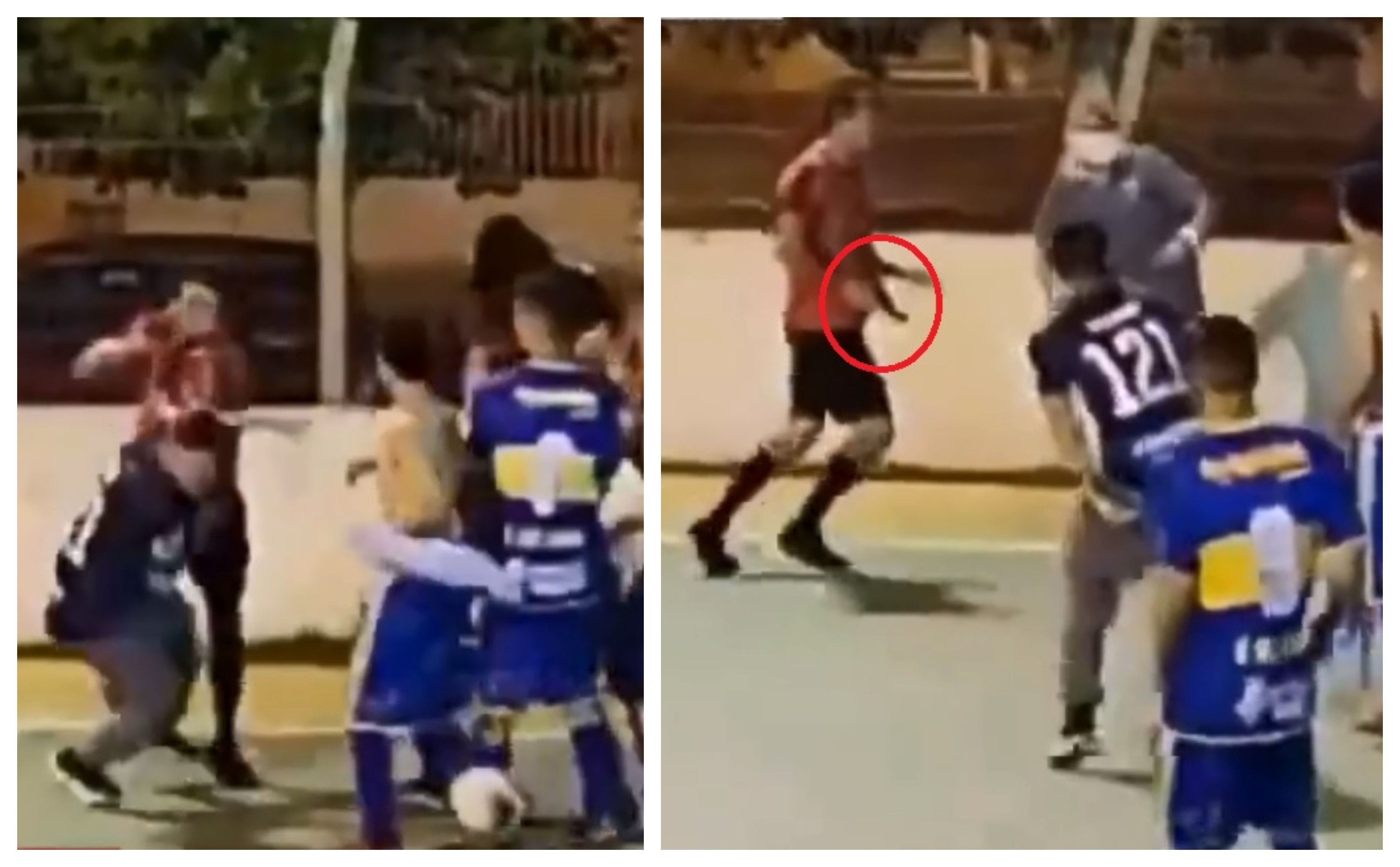 Un arbitru a scos pistolul la finalul partidei! Nu s-a ferit să împartă și pumni