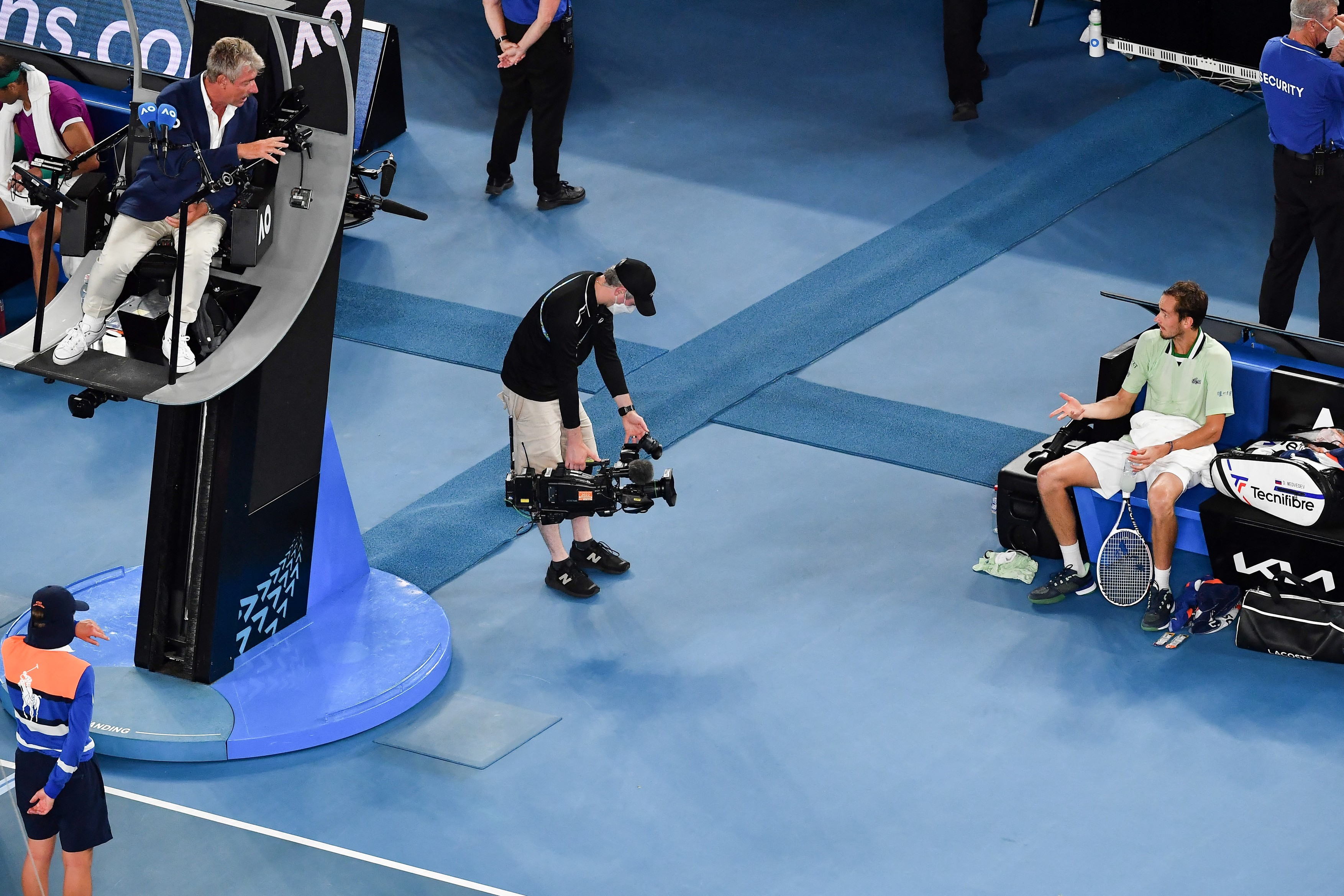 Daniil Medvedev, o nouă ieșire nervoasă în finala Australian Open: ”Nu au minte. Trebuie să fii mai dur”