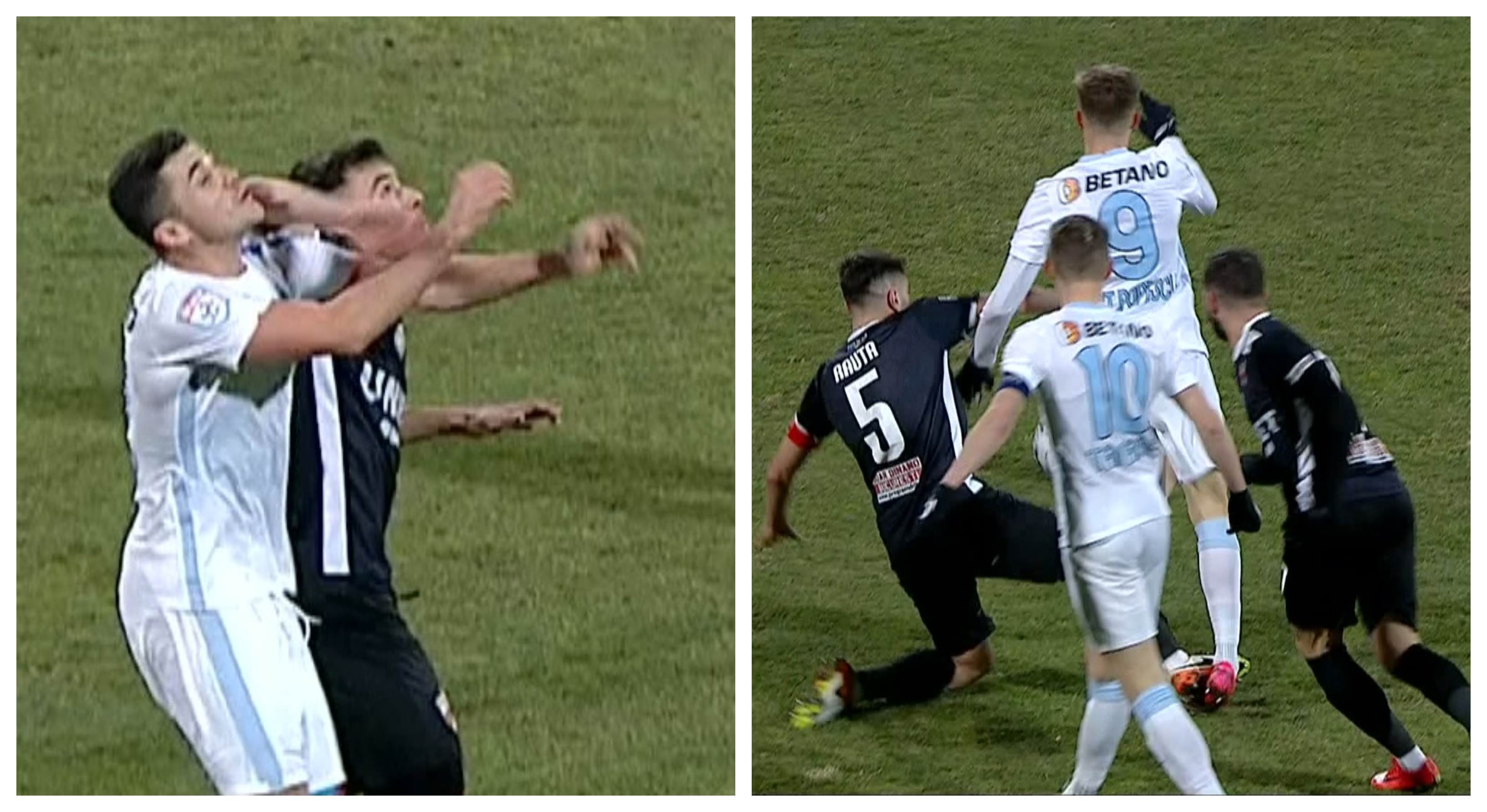 Alexandru Răuță, contrazis flagrant de imagini. Fazele care au dus la eliminarea căpitanului de la Dinamo