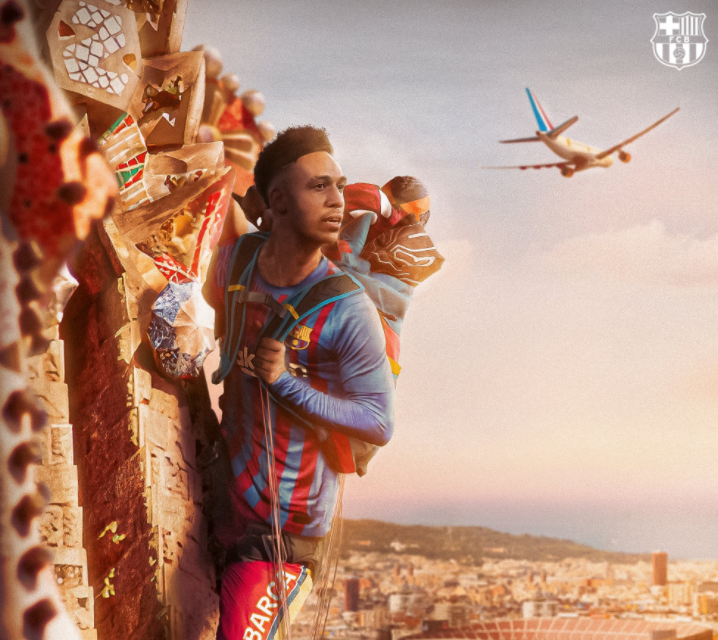 OFICIAL | Pierre-Emerick Aubameyang, prezentare spectaculoasă la FC Barcelona