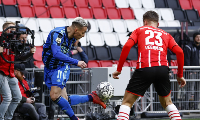 Antony, într-un meci PSV - Ajax / Foto: Profimedia