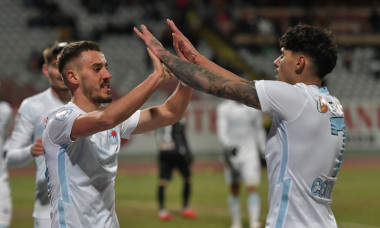 Răzvan Oaidă și Florinel Coman, în meciul FCSB - Dinamo / Foto: Sport Pictures
