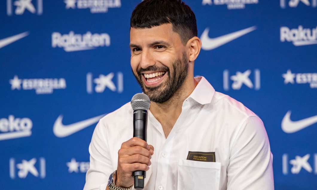 Sergio &quot;Kun&quot; Aguero Signing For FC Barcelona, Spain - 31 May 2021