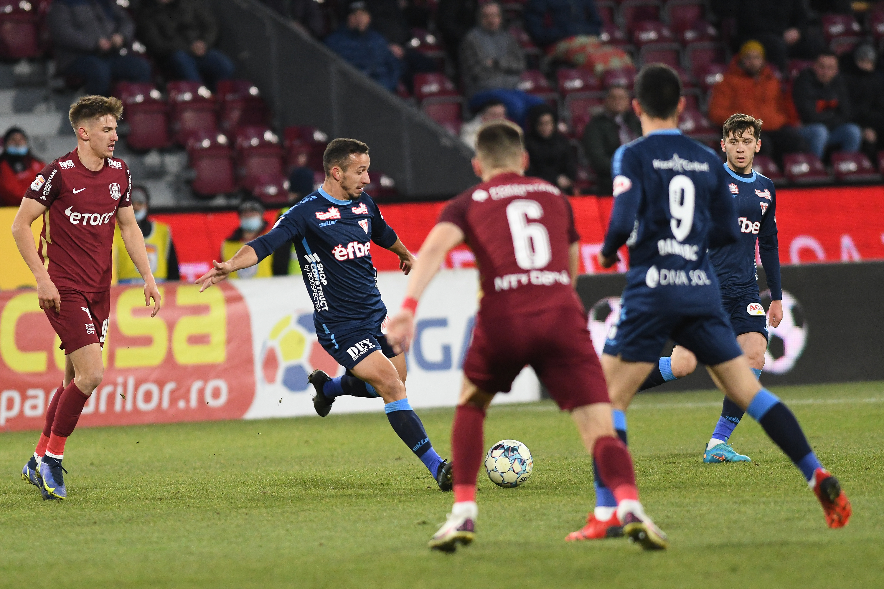 CFR Cluj - UTA 0-0. Echipa lui Dan Petrescu, la a patra remiză consecutivă