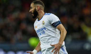 Ukraine, Kyiv - 19 October 2021. BENZEMA (Real Madrid CF) during the match between FC Shakhtar Donetsk and Real Madrid CF, NSC Olympiyskiy
