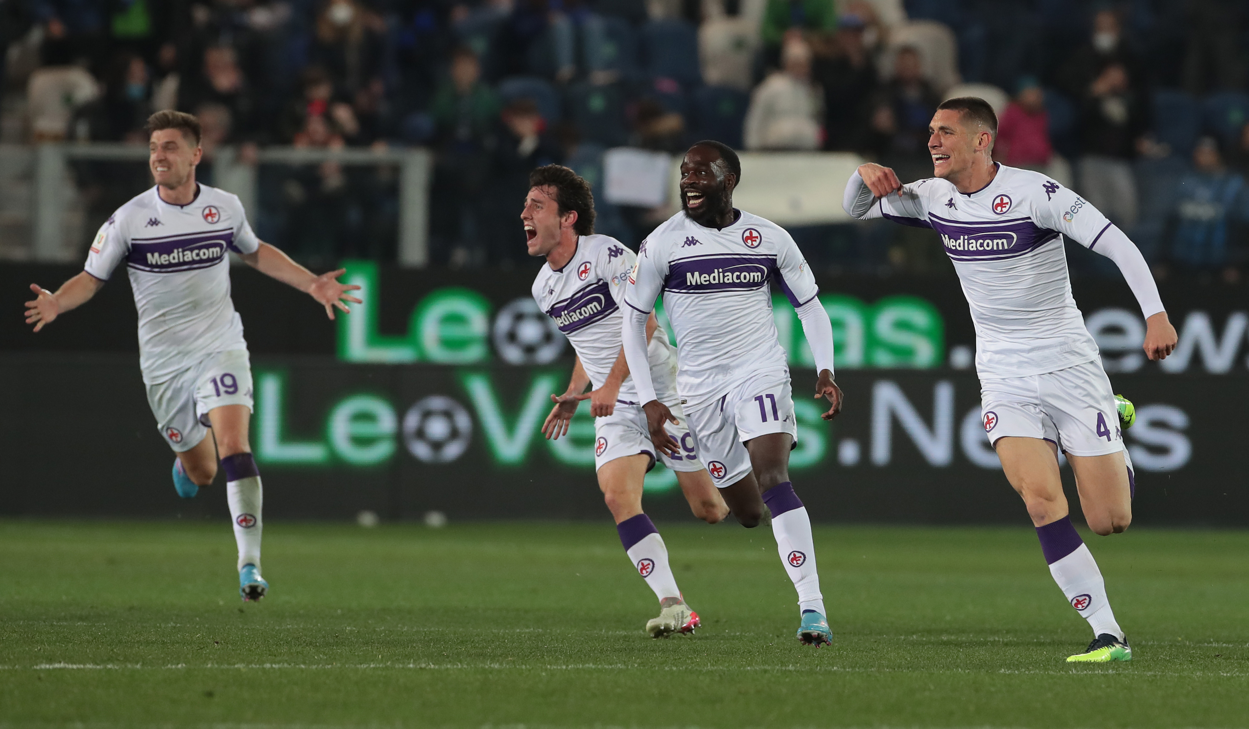 Atalanta, învinsă de Fiorentina, 2-3, în sferturile Cupei Italiei. Valentin Mihăilă, rezervă neutilizată
