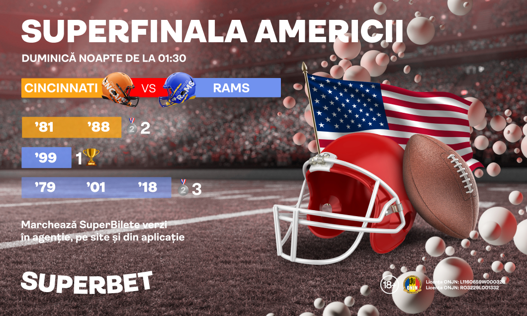 (P) Tot ce trebuie să știi despre duelul dintre Rams și Cincinnati, SuperFinala Americii!