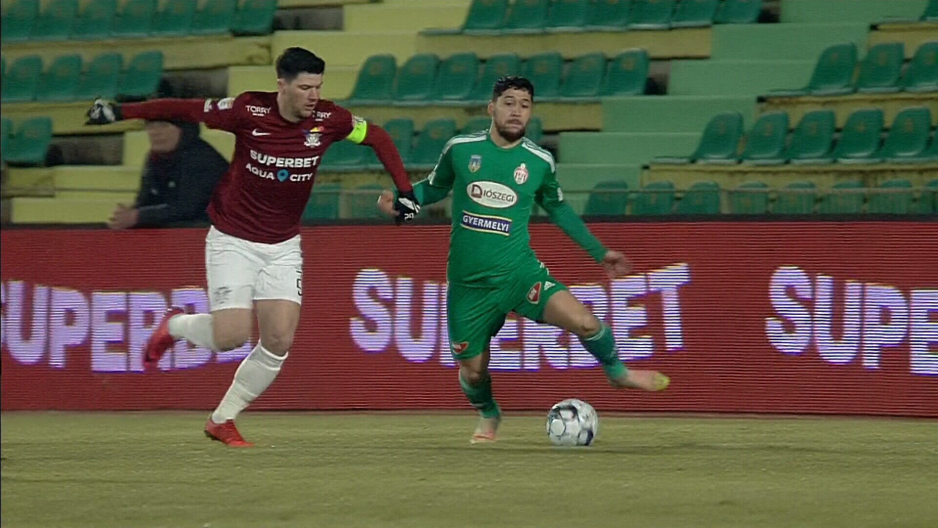 Rapid - Sepsi 0-0, ACUM, pe Digi Sport 1. Giuleștenii, în zece jucători, după eliminarea lui Albu