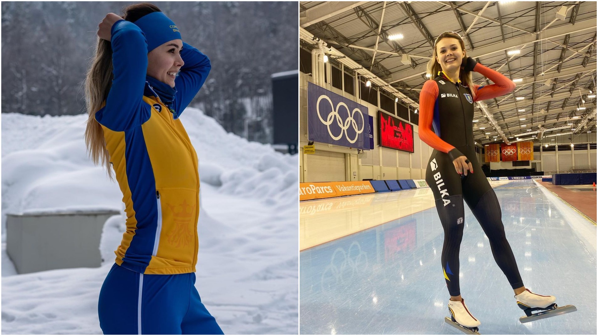 Mihaela Hogaș, cea mai rapidă patinatoare din România, impresionează pe gheață la JO 2022, dar și prin frumusețea ei
