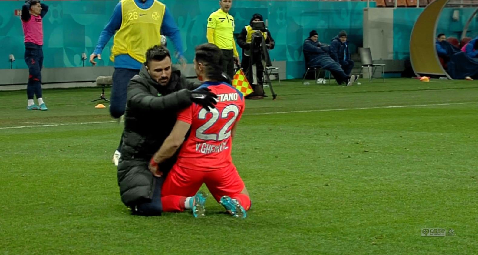 FCSB - Chindia Târgoviște 3-2. Meci nebun. Oaspeții au condus cu 2-0 și au avut gol anulat la ultima fază