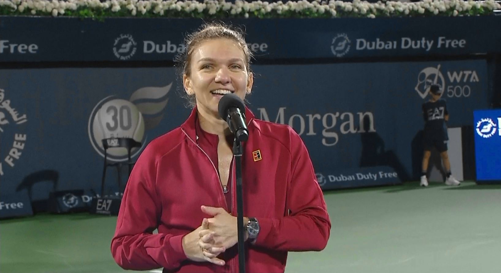Simona Halep, prima reacție după victoria clară cu Alison Riske și calificarea în turul doi de la WTA Dubai