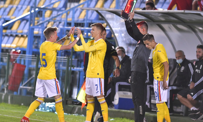 FOTBAL:ROMANIA U21-GEORGIA U21, AMICAL (7.09.2021)