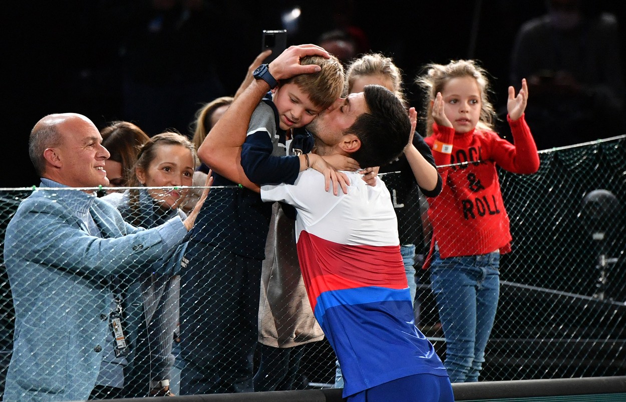 Novak Djokovic a făcut dezvăluirea zilei: fiul său e fan Nadal! Cum se manifesta Stefan în timpul finalei cu Medvedev