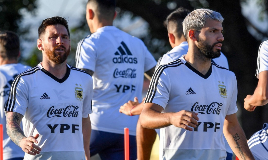 Sergio Aguero si Leo Messi