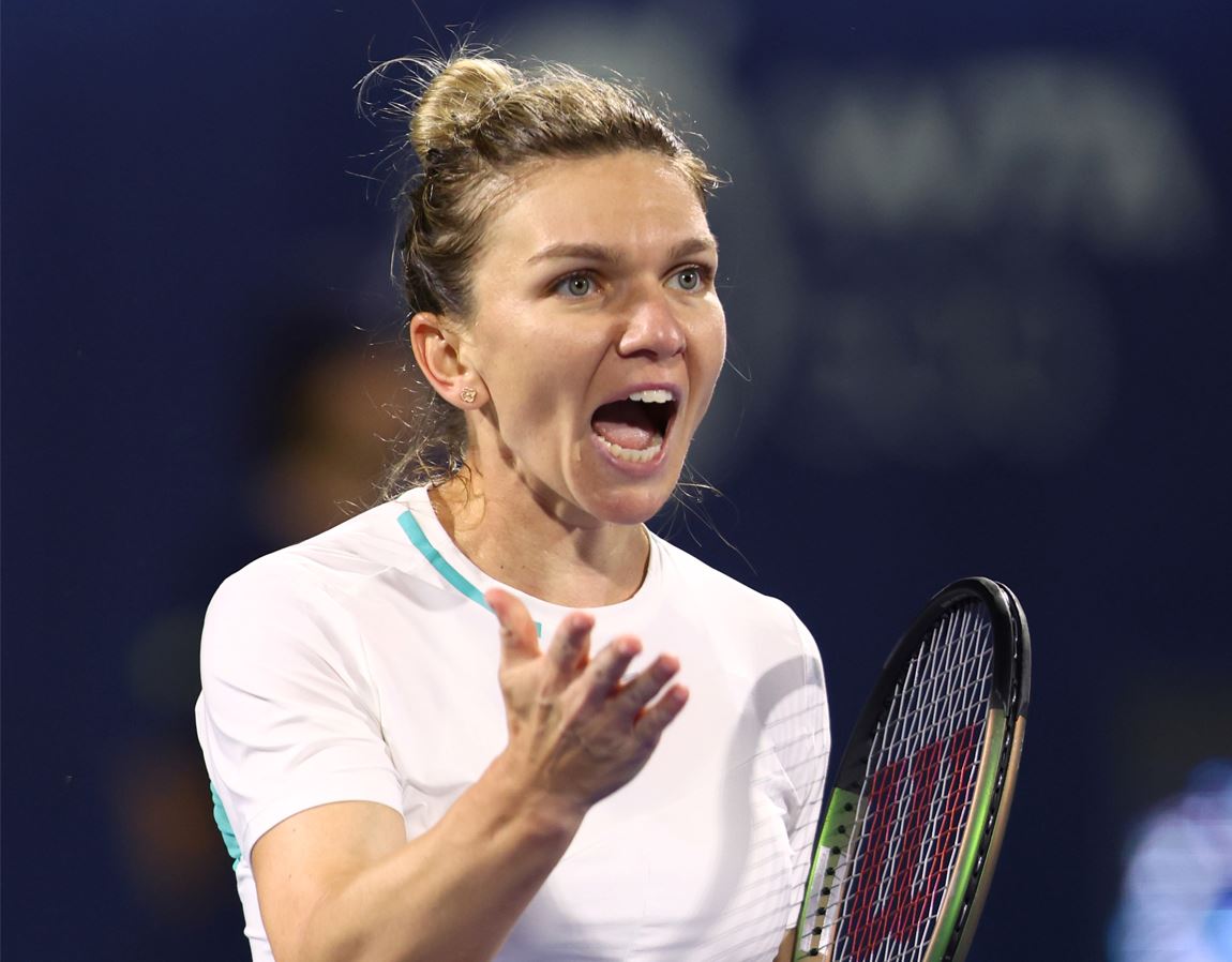 Simona Halep - Jelena Ostapenko, 6-2, 6-7, 0-6, în semifinale la Dubai. Jocul româncei s-a prăbușit în setul decisiv