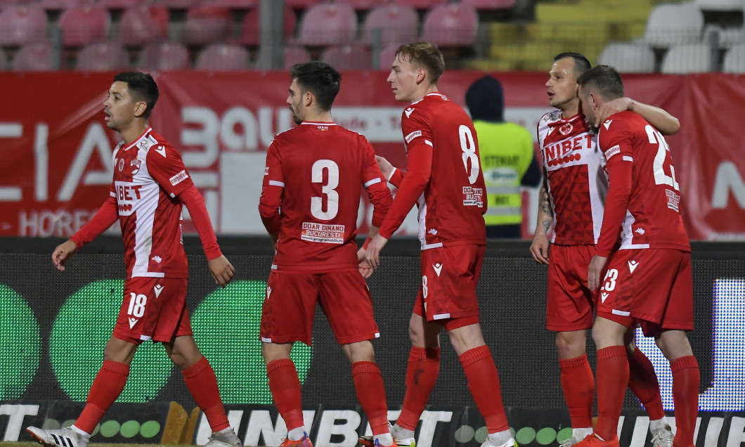 FOTBAL:DINAMO BUCURESTI-GAZ METAN MEDIAS, LIGA 1 CASA PARIURILOR (18.02.2022)