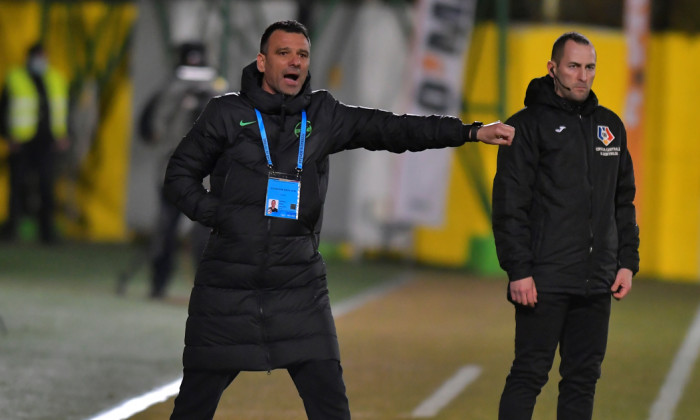 Toni Petrea, în meciul CS Mioveni - FCSB / Foto: Sport Pictures