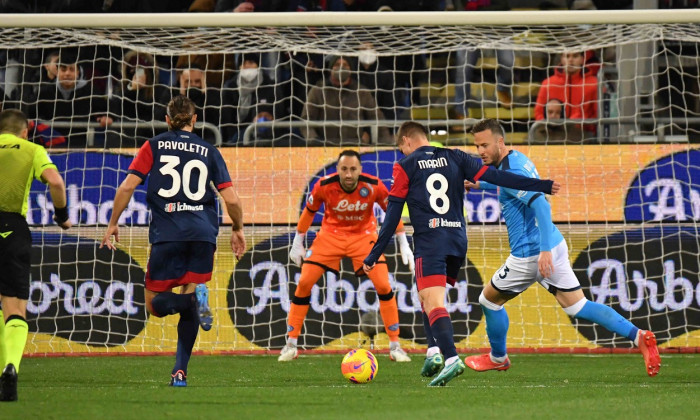 italian soccer Serie A match - Cagliari Calcio vs SSC Napoli