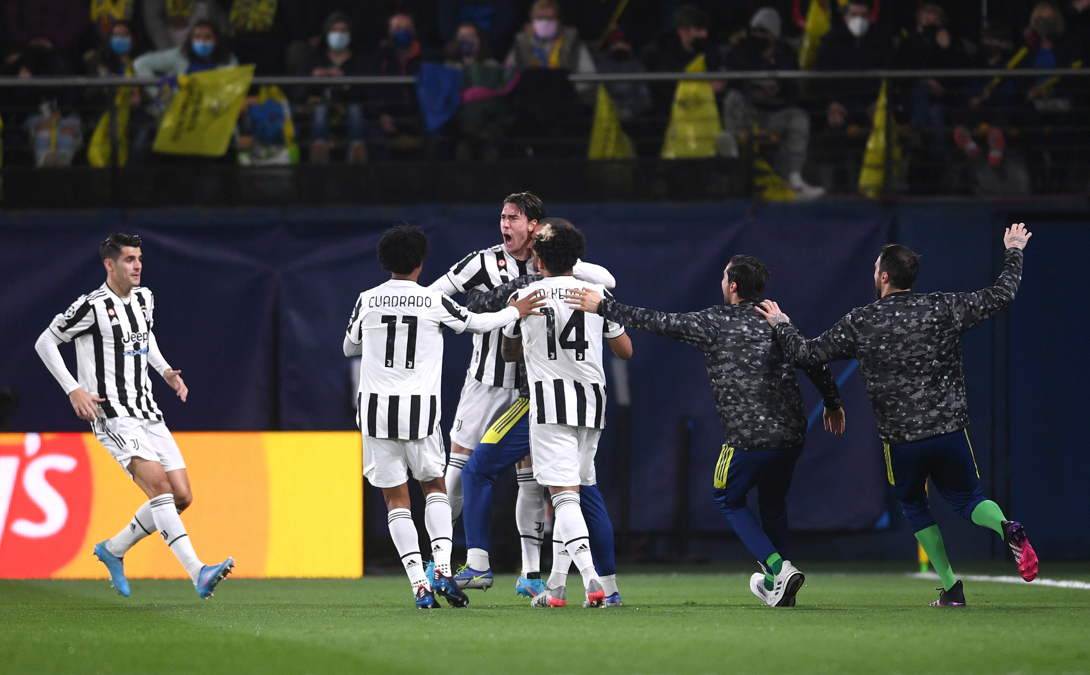 Villarreal - Juventus 1-1, ACUM, la Digi Sport 1. ”Submarinul galben” restabilește egalitatea