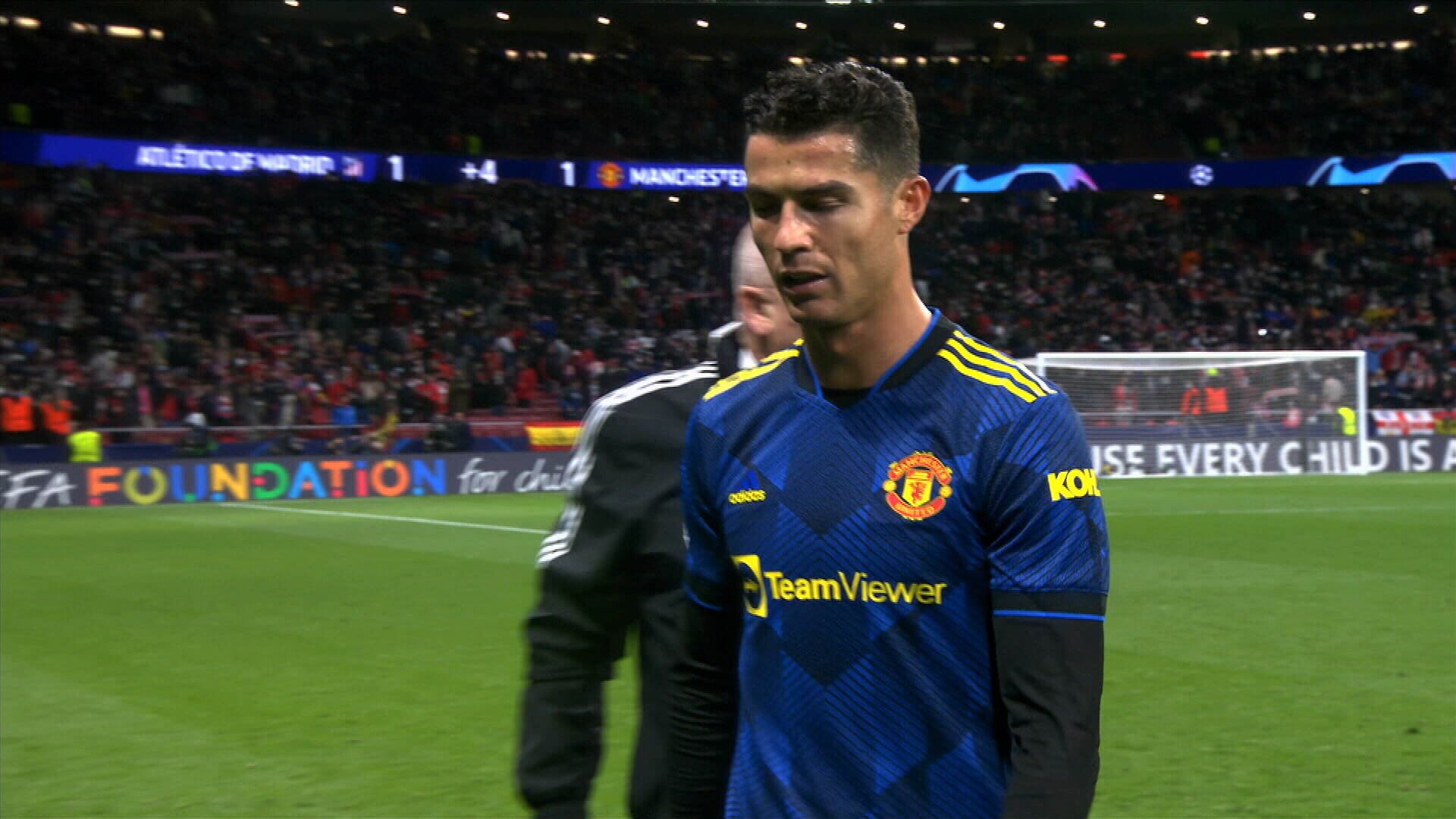 Cum a fost surprins Cristiano Ronaldo după Atletico - Manchester United 1-1, meci în care nu a dat niciun șut pe poartă