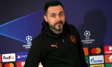 Pre-match news conference of Shakhtar in Kyiv, Ukraine - 06 Dec 2021