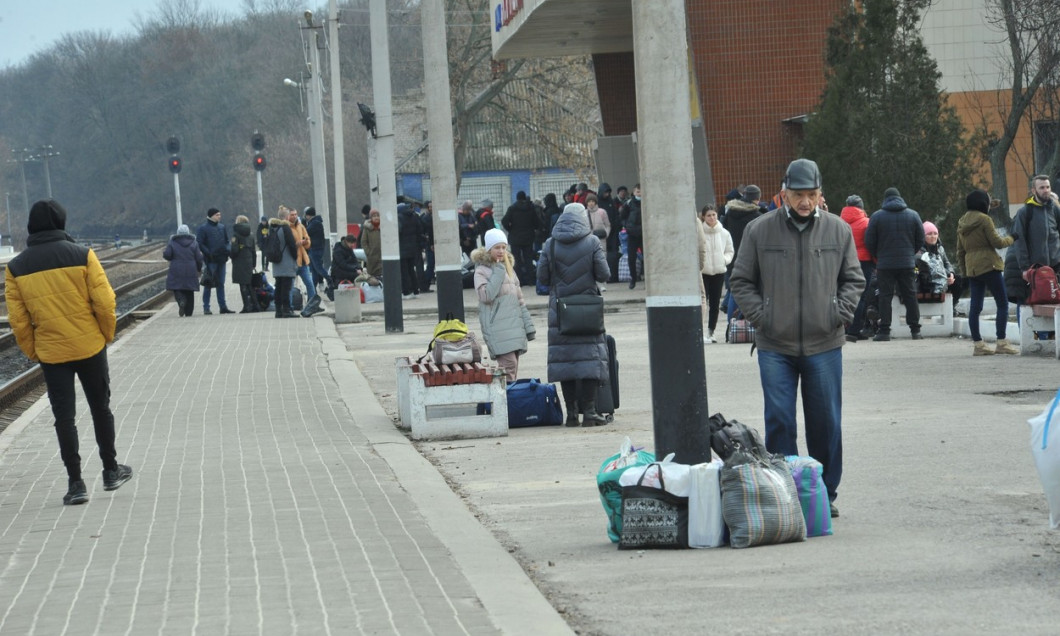 Evacuation of Luhansk Region residents, Lysychansk, Ukraine - 24 Feb 2022