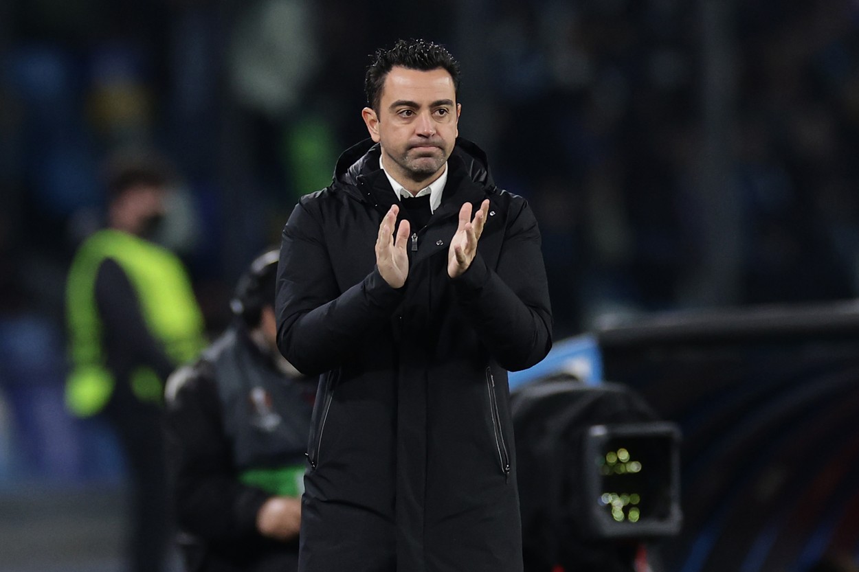 Xavi, în culmea fericirii după ce Barcelona a făcut show pe terenul lui Napoli