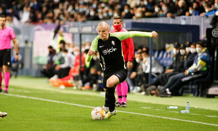 Malaga CF vs Real Sporting in Malaga, Spain - 09 Jan 2022