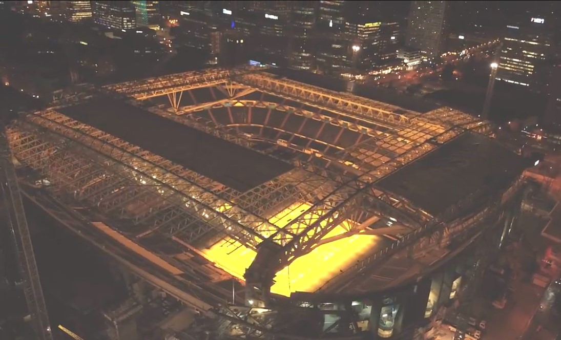 Imagini spectaculoase de pe Santiago Bernabeu! Stadionul de 900 de milioane de euro al lui Real Madrid prinde contur