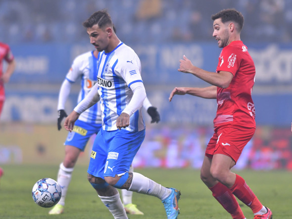 Jovan Markovic, în meciul Universitatea Craiova - Chindia / Foto: Sport Pictures