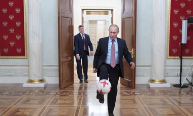 President Putin meets with FIFA president Giovanni Infantino