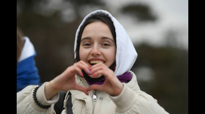 Imagini cu ucrainenii refugiați în România / Foto: Profimedia