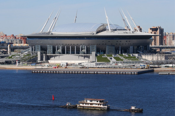 Sankt-Peterburg Arena (Saint Petersburg Stadium) in St Petersburg, Russia
