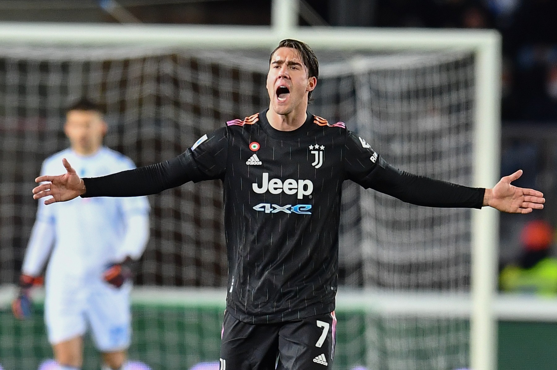 Allegri, provocat să facă o comparație între Cristiano Ronaldo și Dusan Vlahovic. Ce reacție a avut