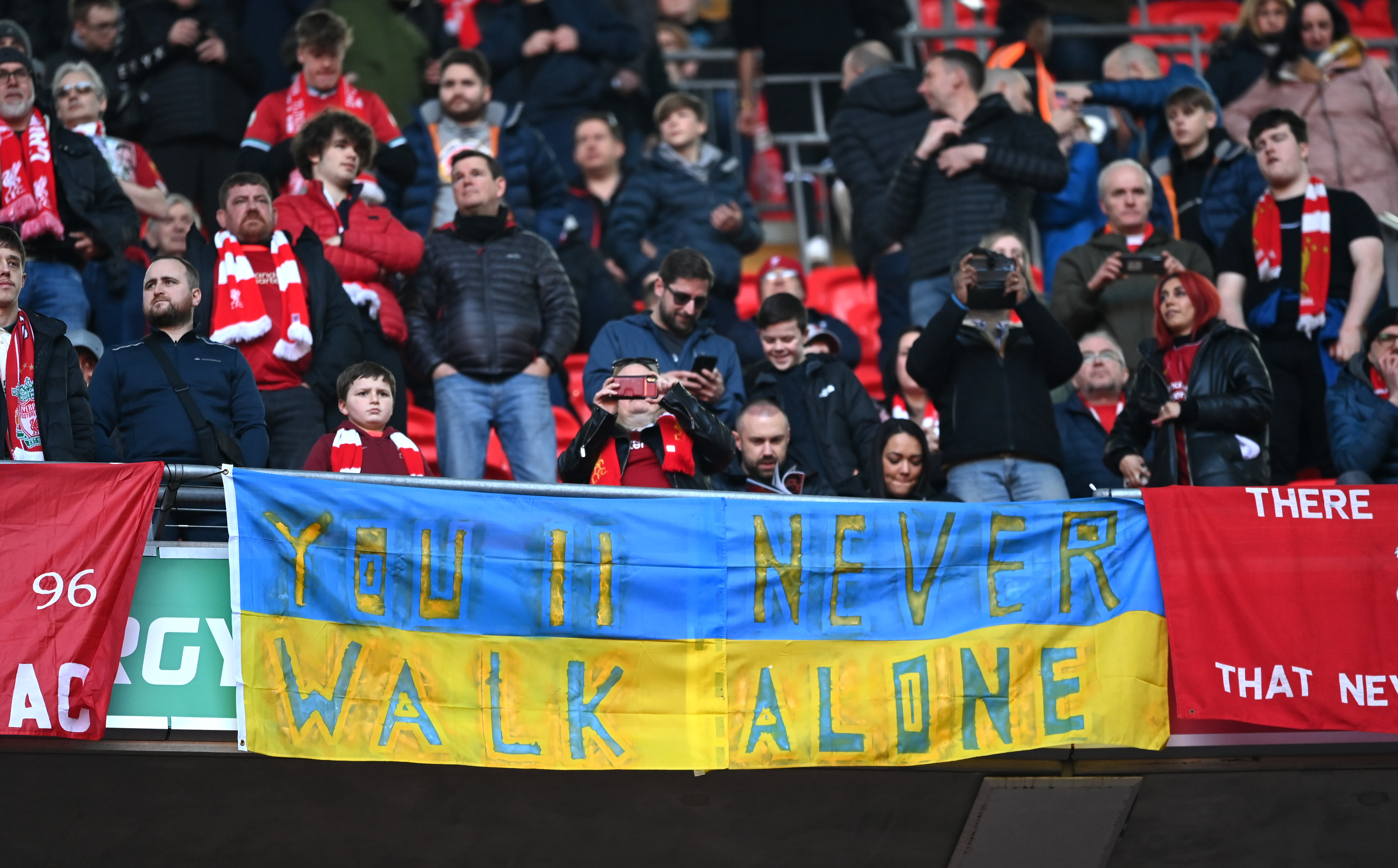 Scene emoționante la Chelsea - Liverpool! Moment dedicat poporului ucrainean