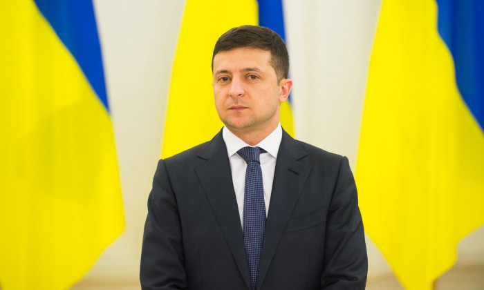 2019 11 27. Vilnius, Lithuania. President Gitanas Nausda met with President Volodymyr Zelensky of Ukraine.