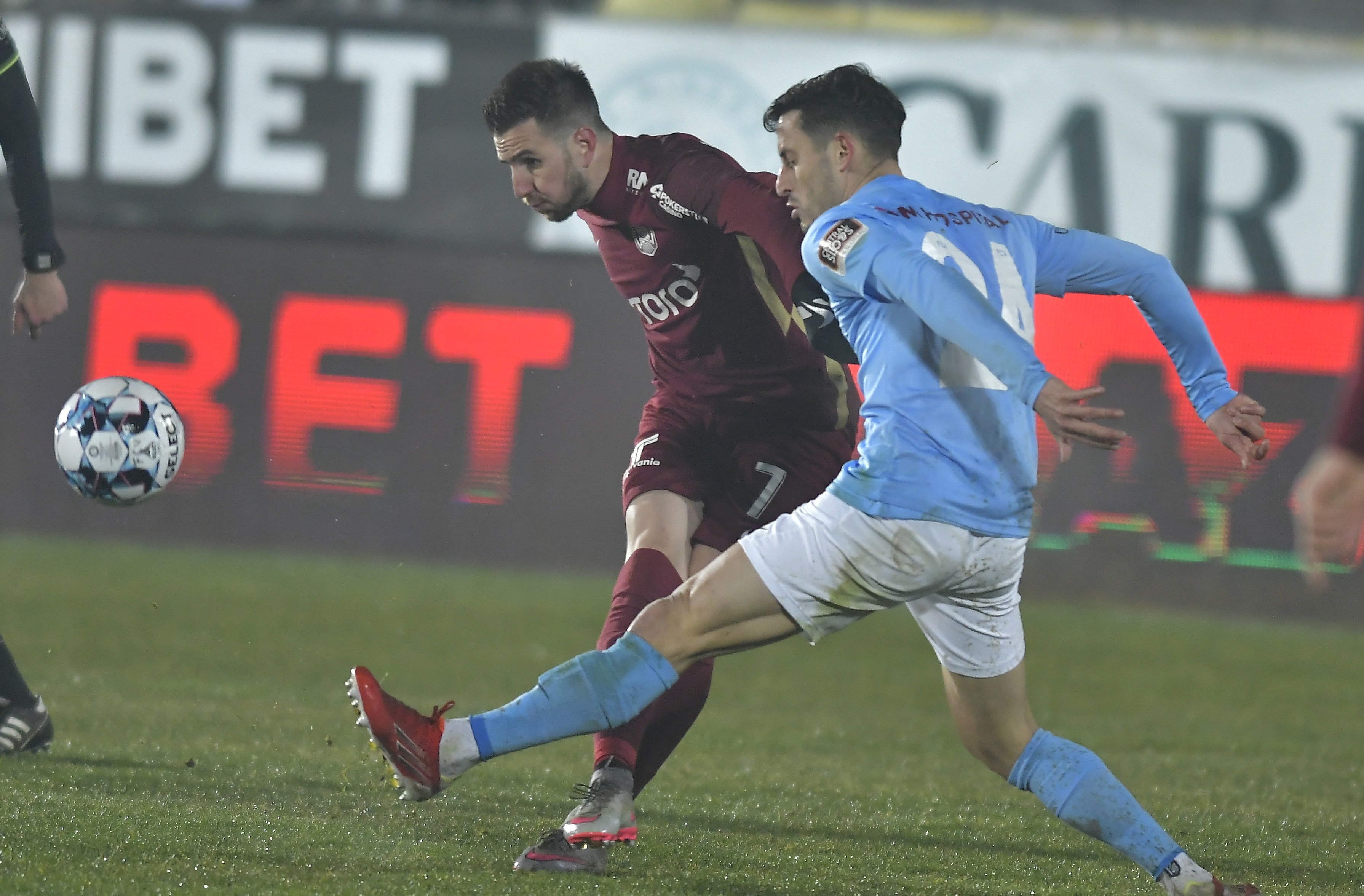 FC Voluntari – CFR Cluj 0-1. Victorie la limită obținută de echipa lui Dan Petrescu