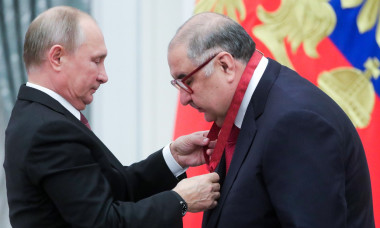 Russia's President Putin awards state decorations at Moscow Kremlin